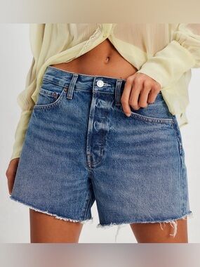 Agolde Parker Long Short in Ruin